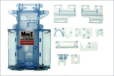 Kyosho Chassis Mini-Z MR-02, blau-transparent