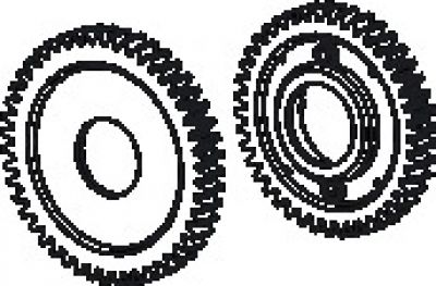 Jamara Hauptzahnrad Ho-Infect 42T/47T VE2