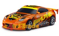 Scalextric Nissan Z 350 Drift Car orange