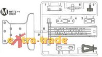 Tamiya M-Teile (M1-M9)