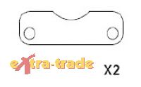 Carson 2x Bremsbelag f�r Raptor Pro V25