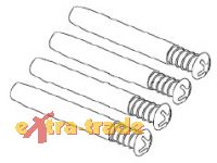 Carson - NABENBOLZEN HINTEN 23mm (4x) - CNT