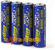 Carson 4 Mignon AA Akkus NiMH 1,2V/2300 mAh