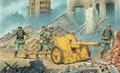 1:35 WWII 7.5cm Pak 97/38 m.M