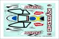 Kyosho Dekorbogen LAZER ZX-5, Typ 2