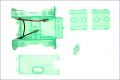 Kyosho Chassis gruen-transparent
