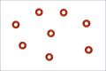 Kyosho O-Ring gekerbt, P3, orange (8)