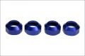 Kyosho Daempferkappen/Stellringe Blau (2)