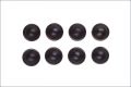 Kyosho D�mpferkappen schwarz (8)