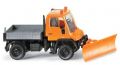 Wiking Unimog U 400 mit Schneepflug