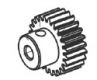 Jamara Motorritzel 15T Tiger 3,17mm Welle