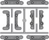 Jamara Querl.-Halter X1-X2 vorn/hinten KU-Set