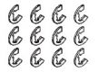 Carson 5 MM E-RING SET 12X C6
