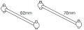 Carson Mittelwellen Set vorne / Hinten 62/78 mm