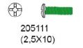 CARSON - SCHRAUBE M2,5X10mm - RAPTOR