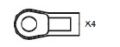 Carson 4x Kugelpfanne f�r Street Breaker CY-2 Truggy