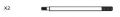 Carson 2x D�mpferschaft hinten f�r Street Breaker CY-2 Truggy/Ra